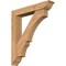 Ekena Millwork Balboa Traditional Smooth Bracket w/ Offset Brace, Western Red Cedar, 7 1/2"W x 42"D x 48"H BKT0806X42X48BOA01SWR - alternate 1